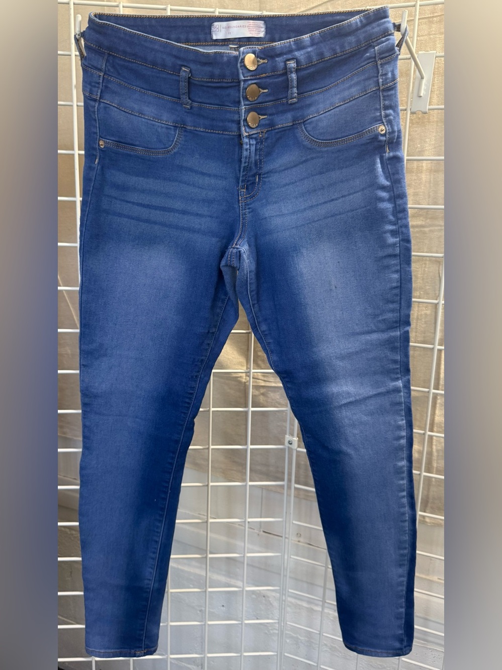 No Boundaries High-Rise Dark Blue Skinny Jeans